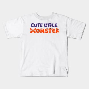 Cute Little Monster Kids T-Shirt